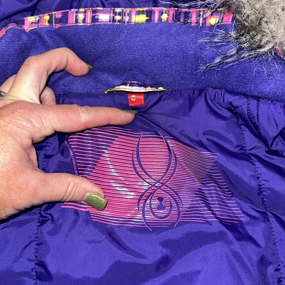 Spyder Girls Insulated Ski Jacket - Picture 3 of 5